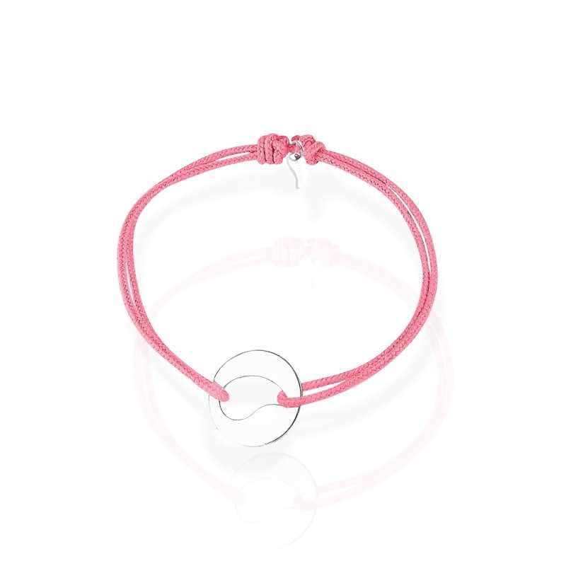 Bracelet médaille goutte femme