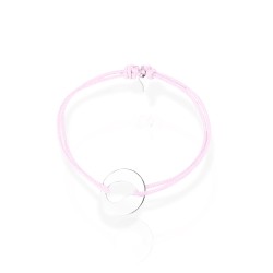 Bracelet médaille goutte femme