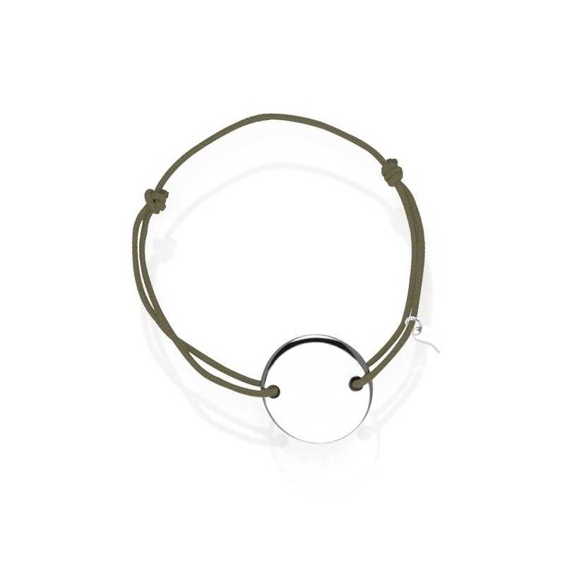 Dames gepersonaliseerde zilveren medaille armband Dames gepersonaliseerde zilveren medaille armband