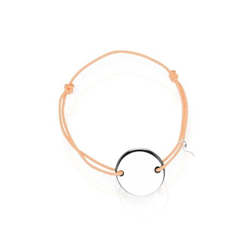 Dames gepersonaliseerde zilveren medaille armband Dames gepersonaliseerde zilveren medaille armband