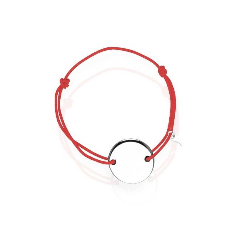 Bracelet médaille argent personnalisé femme Bracelet médaille argent personnalisé femme