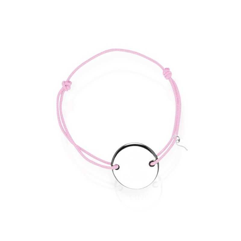 Dames gepersonaliseerde zilveren medaille armband Dames gepersonaliseerde zilveren medaille armband