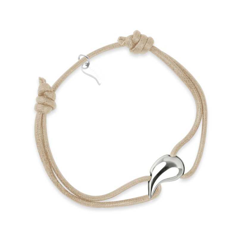 Silver drop bracelet man Silver drop bracelet man