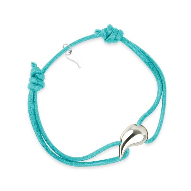 Silver drop bracelet man Silver drop bracelet man
