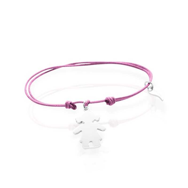 Bracelet breloque personnage fille personnalisé femme