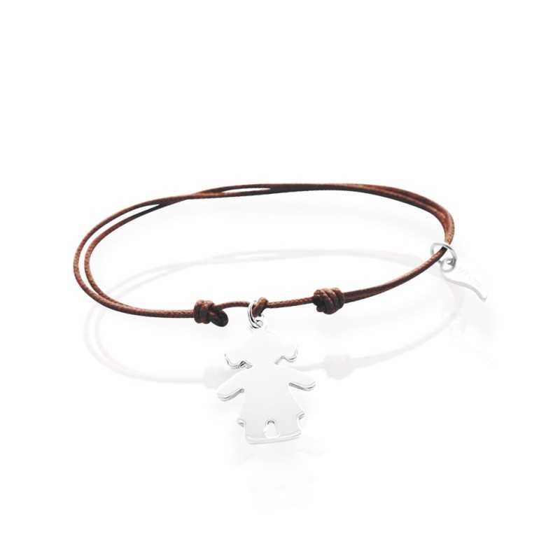 Het charmekarakter van de armband douane meisjesvrouw Het charmekarakter van de armband douane meisjesvrouw