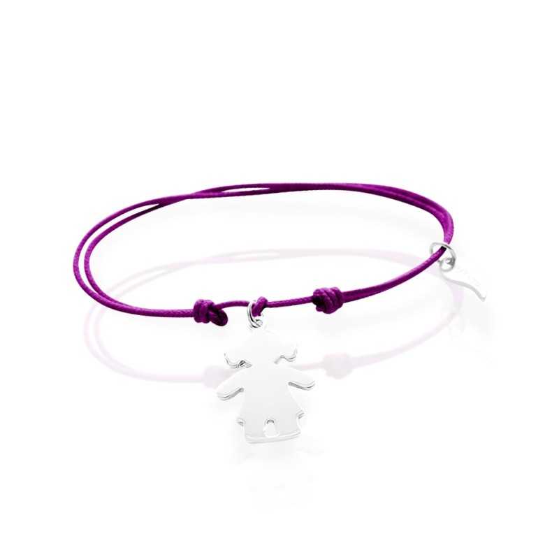 Het charmekarakter van de armband douane meisjesvrouw Het charmekarakter van de armband douane meisjesvrouw