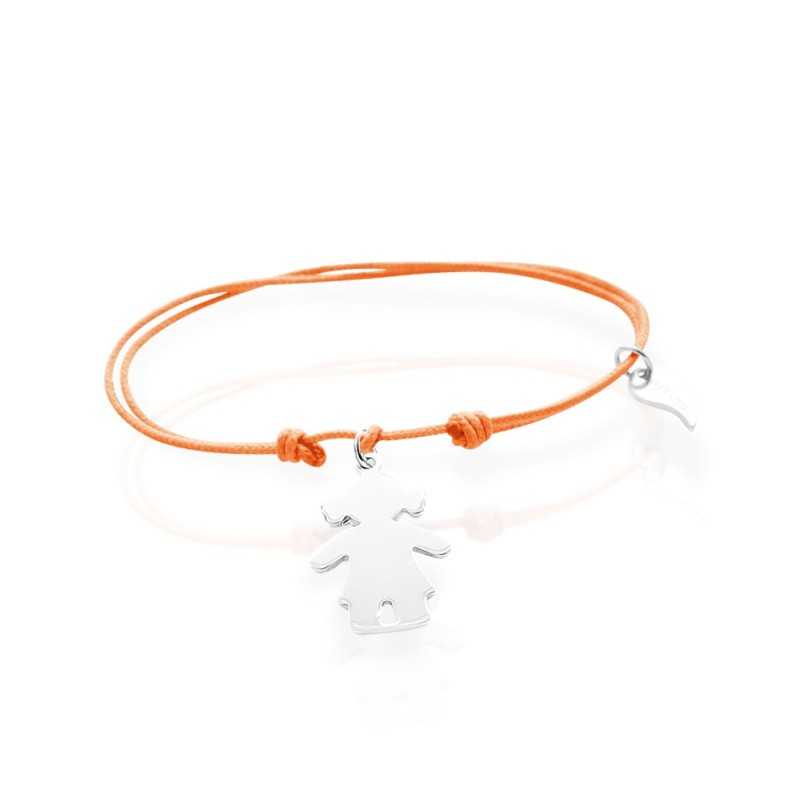 Het charmekarakter van de armband douane meisjesvrouw Het charmekarakter van de armband douane meisjesvrouw