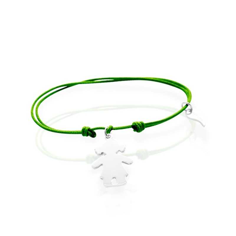 Het charmekarakter van de armband douane meisjesvrouw Het charmekarakter van de armband douane meisjesvrouw