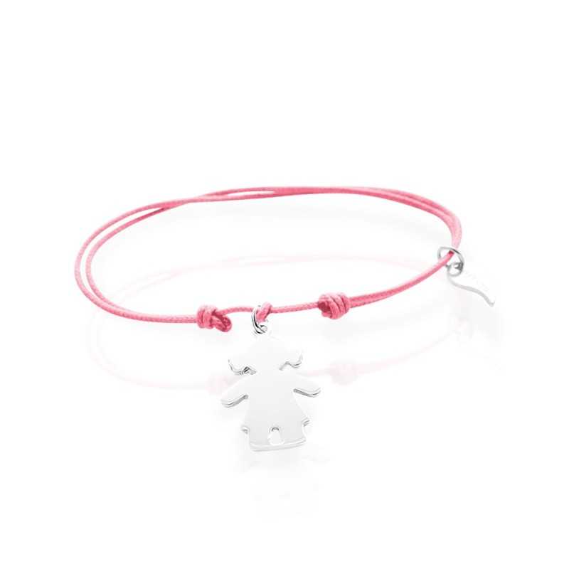 Bracelet charm character girl character personalized woman