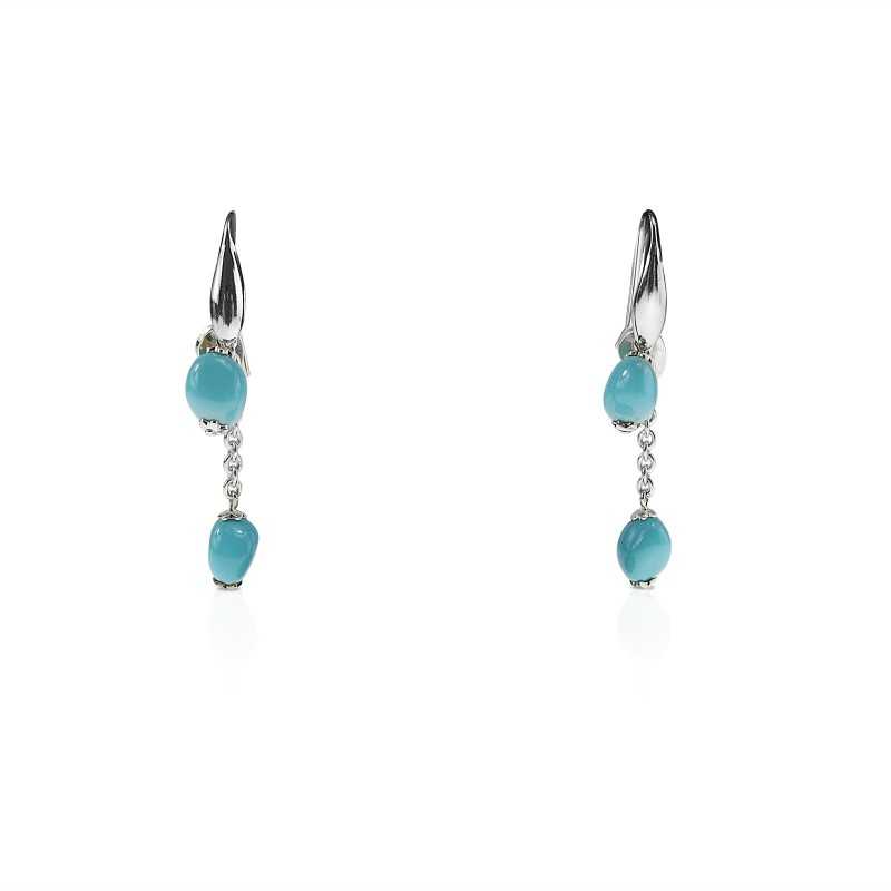 Hanging drop turquoise earrings Hanging drop turquoise earrings