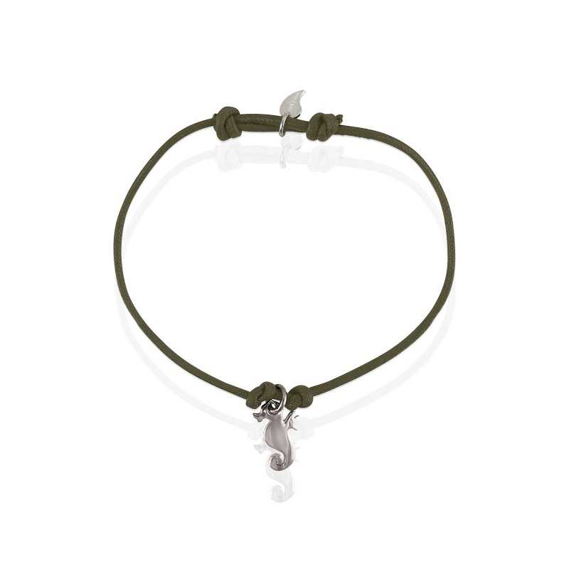 Mannen zilveren zeepaardje armband Mannen zilveren zeepaardje armband