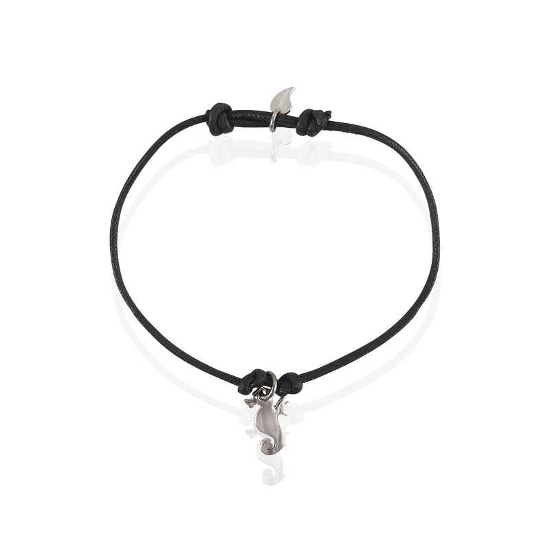 Bracelet hippocampe argent homme