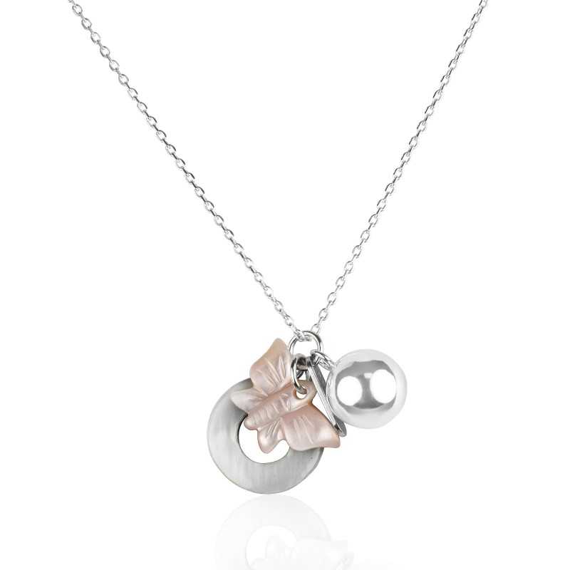 Mother of pearl butterfly necklace woman Mother of pearl butterfly necklace woman