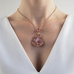 Drop Stone Necklace woman