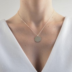 De douane ronde medailleketting van vrouwen