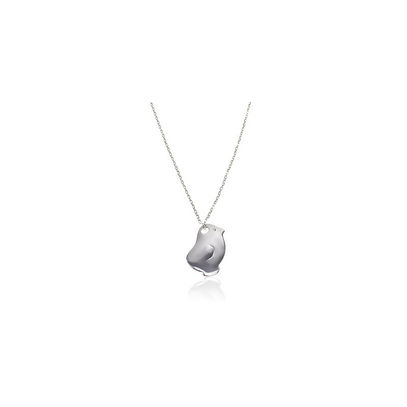 Silver chick necklace child Silver chick necklace child