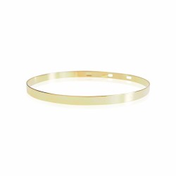 Bangle bracelet customizable in vermeil woman