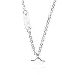 Collier bateau argent personnalisé enfant