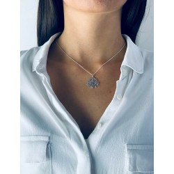 Collier arbre de vie argent femme