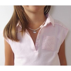 Collier bateau argent personnalisé enfant