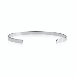 Bracelet open bangle to be engraved silver child