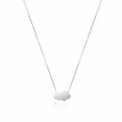 Collier nuage argent personnalisable enfant