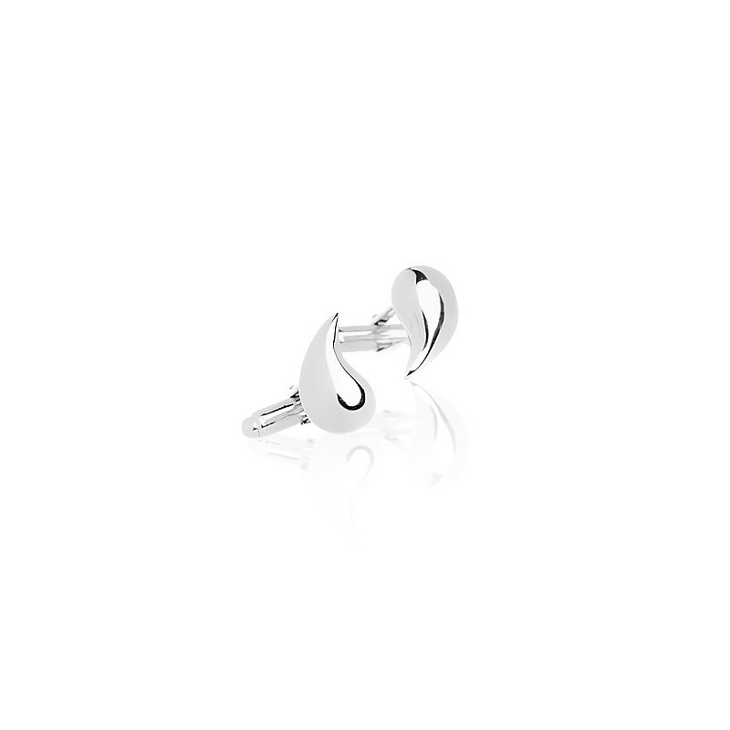 Silver drop cufflinks man Silver drop cufflinks man