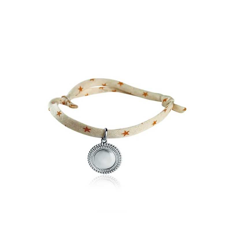 Bracelet Liberty médaillon bohème personnalisé femme