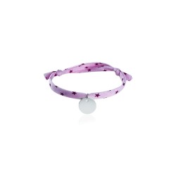 Bracelet Liberty médaille personnalisée 15 mm femme