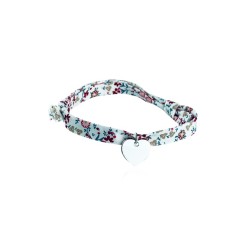 Bracelet Liberty cœur argent personnalisé femme