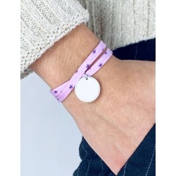 Liberty armband 2 draait aangepaste kralen medaillon vrouw