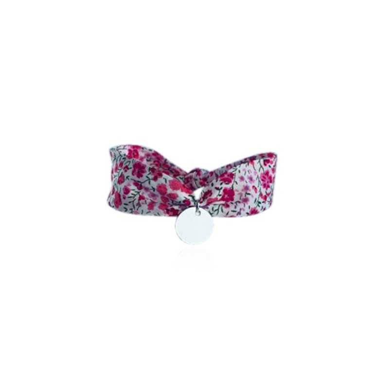 Bracelet Liberty large médaille à graver 15mm femme Bracelet Liberty large médaille à graver 15mm femme