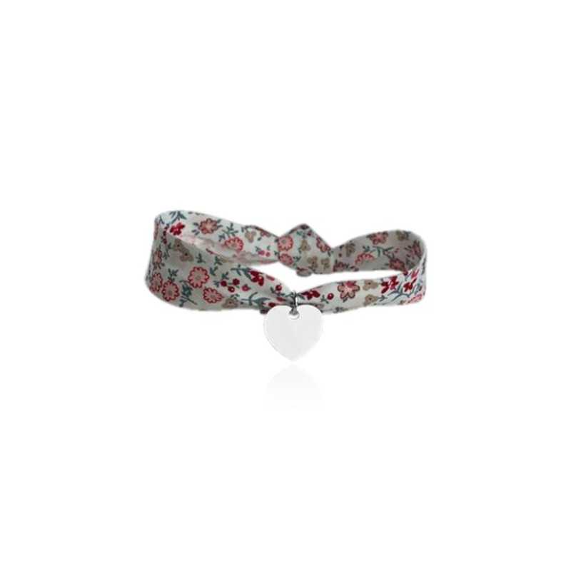Liberty bracelet large silver heart to engrave woman Liberty bracelet large silver heart to engrave woman