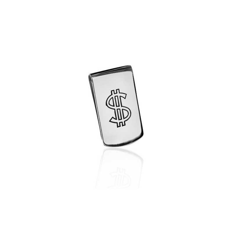 Dollar money clip man