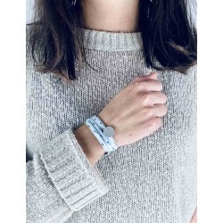 Liberty armband aangepaste medaille 15mm 3 ronden vrouwen