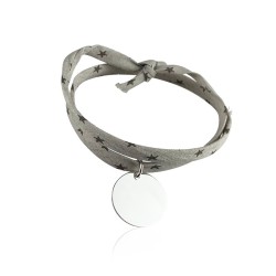 Liberty bracelet medal personalized 20mm 2 turns woman