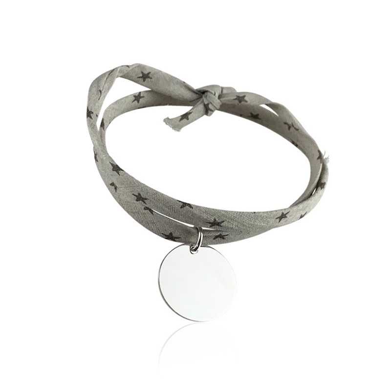 Liberty bracelet medal personalized 20mm 2 turns woman Liberty bracelet medal personalized 20mm 2 turns woman