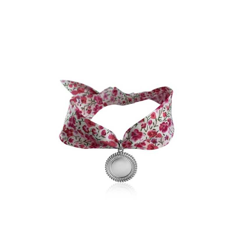 Vrijheid bohemian medaillon armband om breed kind te graveren Vrijheid bohemian medaillon armband om breed kind te graveren