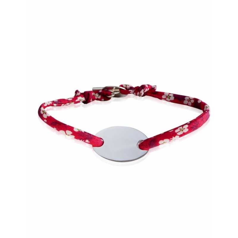 Liberty bracelet oval medal to engrave child Liberty bracelet oval medal to engrave child