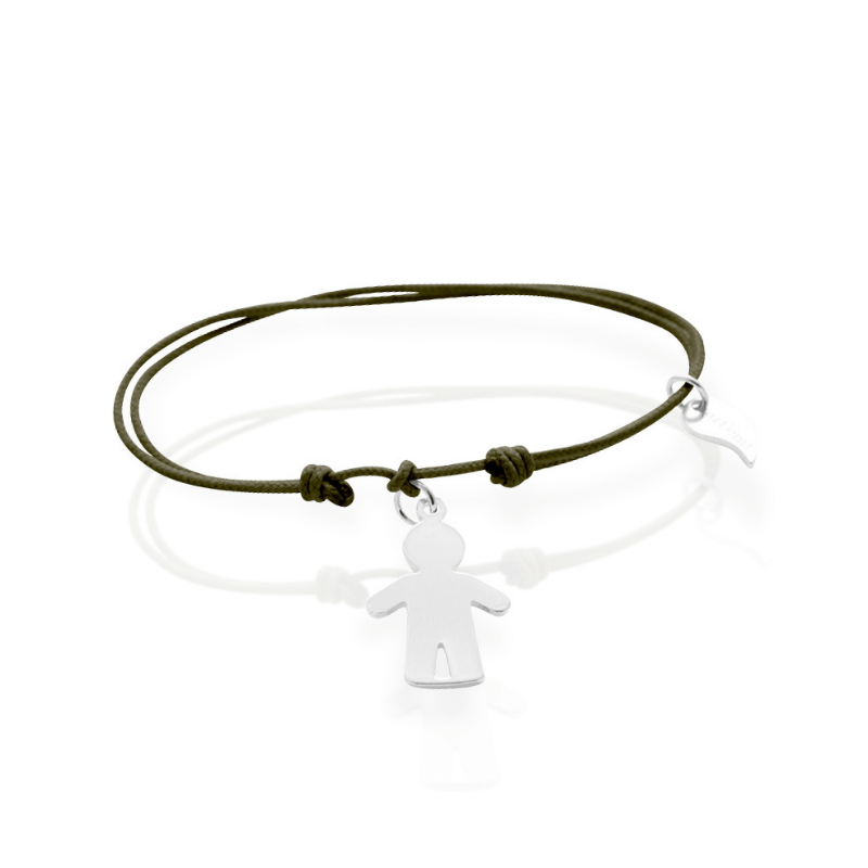 Bracelet gravure breloque personnage garçon personnalisé femme Bracelet gravure breloque personnage garçon personnalisé femme