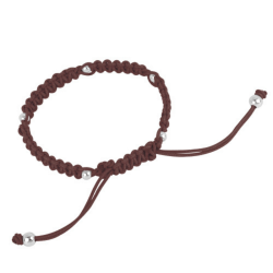 Zilveren parel macramé dames armband 925 one-size-fits-all online te koop