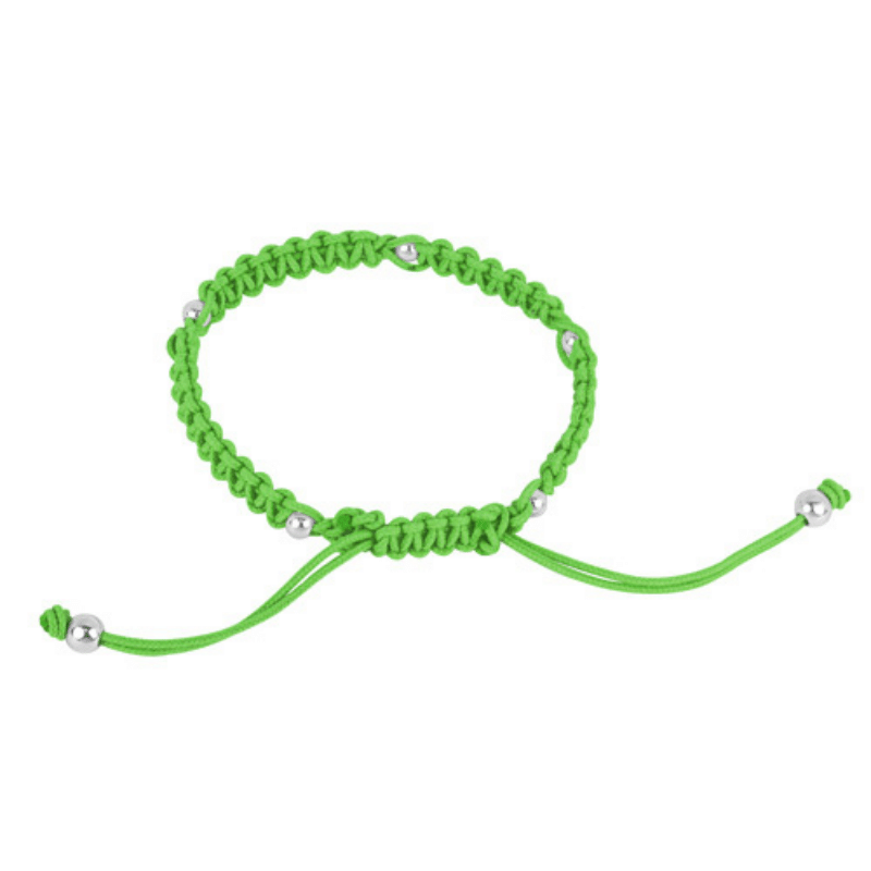 Silver pearl macramé women's bracelet 925 one-size-fits-all sale online