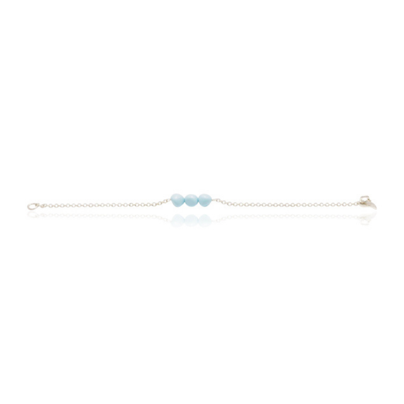 Bracelet argent turquoise femme