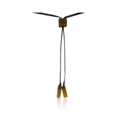 Kraagdruppelhars gelakte rode kleur