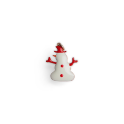 Snowman pendant solid...