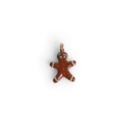 Gingerbread pendant solid...