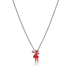 collier adolescent renne de Noël émail