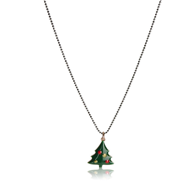 Ketting jong meisje Kerstboom massief zilver 925 Ketting jong meisje Kerstboom massief zilver 925