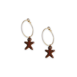 Earrings gingerbread...